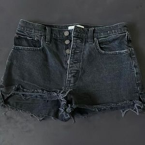 High rise mom shorts